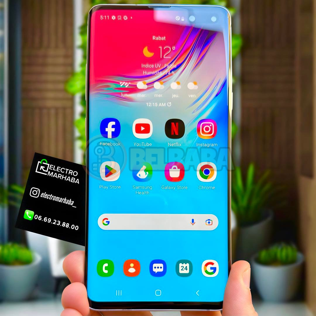 SAMSUNG S10 PLUS 5G 256 GB 8 RAM Jdid