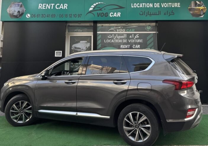 voiture occasion maroc Hyuandai santafee a louer