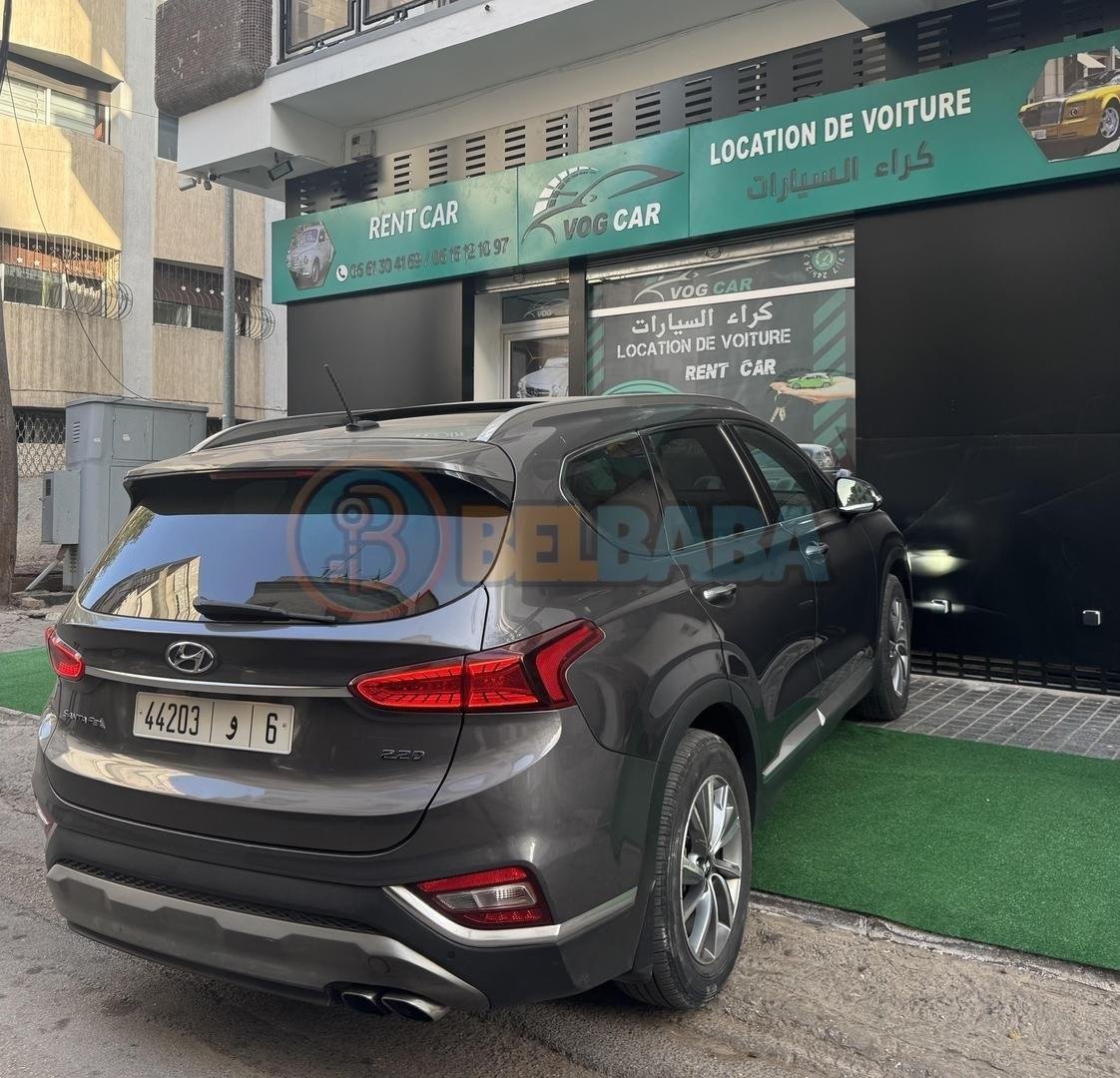 voiture occasion maroc Hyuandai santafee a louer