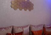 Decoration sallon ديكور تزيين حائط الصالون .لوحة حائطية إسلامية🥰 سداسية متناسقة،🎊 تتوسطها