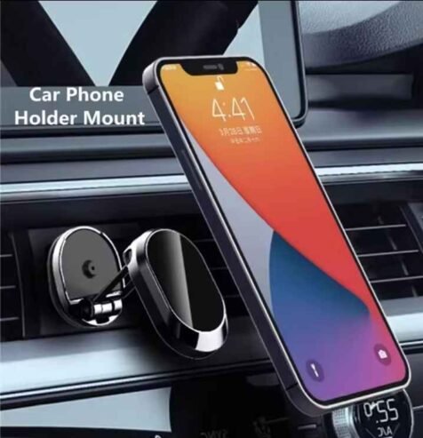 Support de telephone magnetique pour voiture en acier inoxydable, bonne qualité