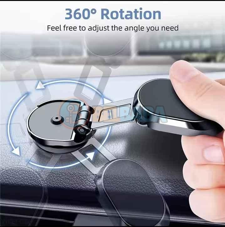 Support de telephone magnetique pour voiture en acier inoxydable, bonne qualité