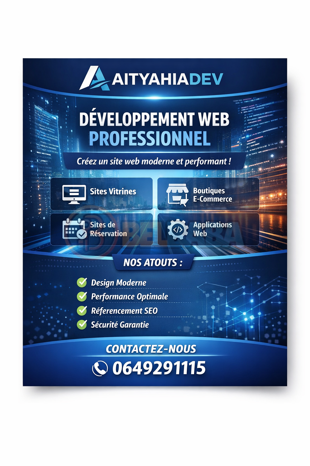 Développement de sites web professionnels